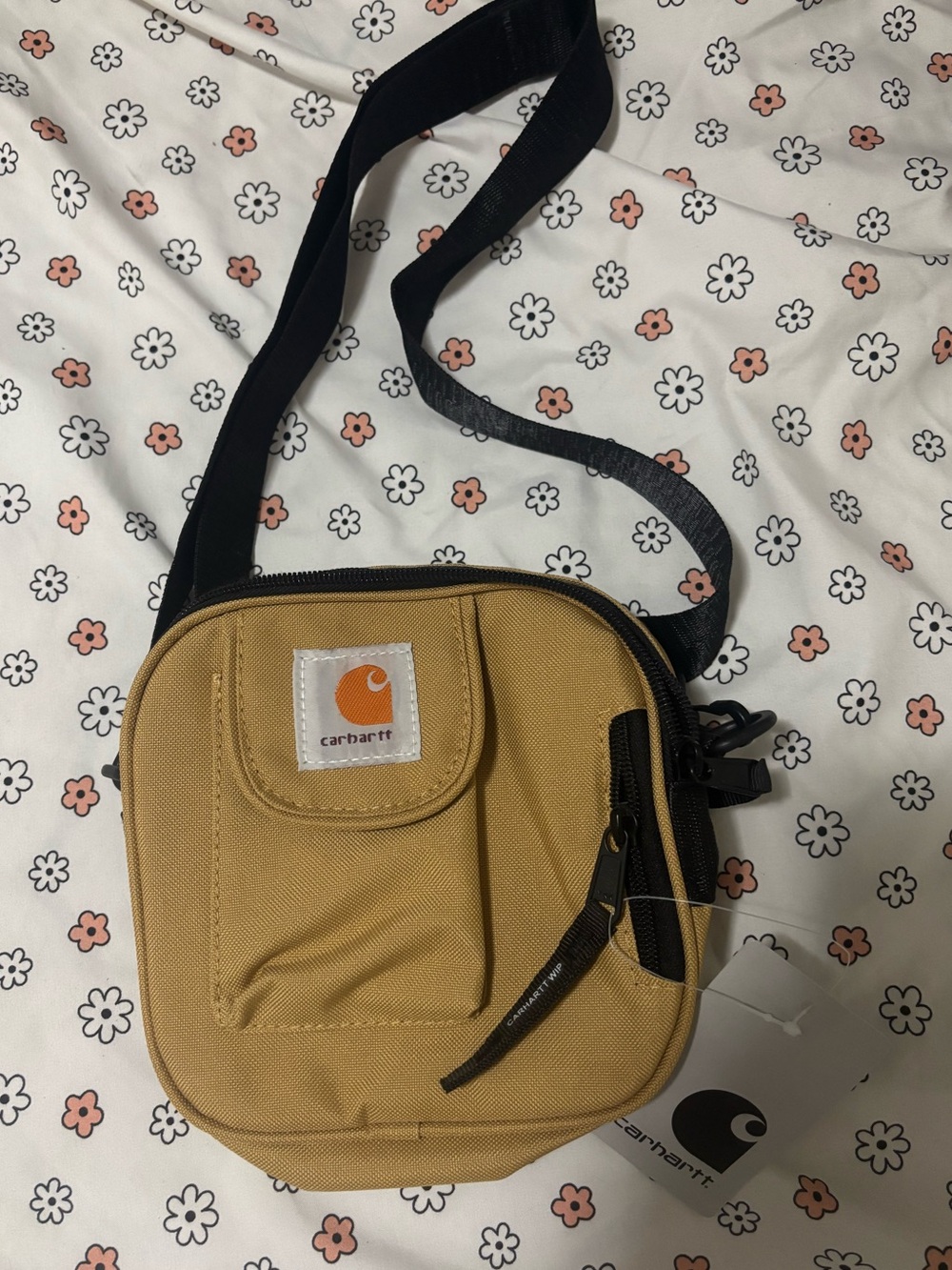 Carhartt Tan Crossbody Bag for Men or Women